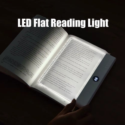 LED Flat Panel Night Vision Reading Light Eye Protection Reading Light Usb Charging Student Night Reading Lamp Book Lamp Indoor